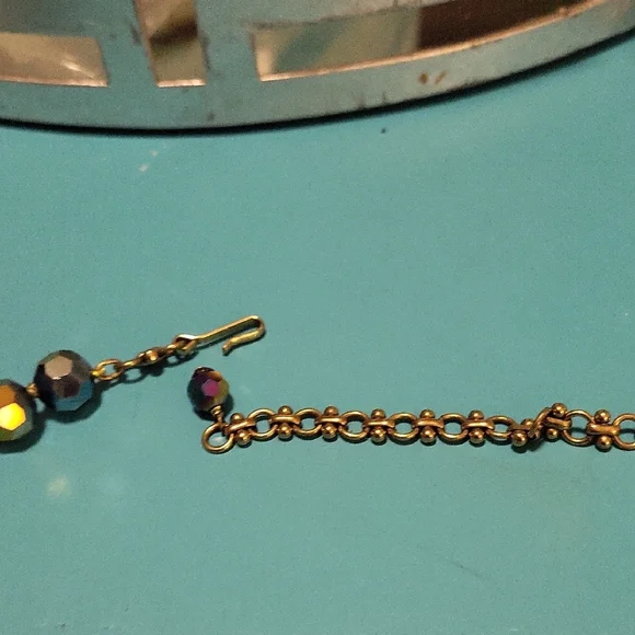 Heidi Daus "Love Bug" Crystal Iridescent Beaded Necklace Set - Picture 11 of 11